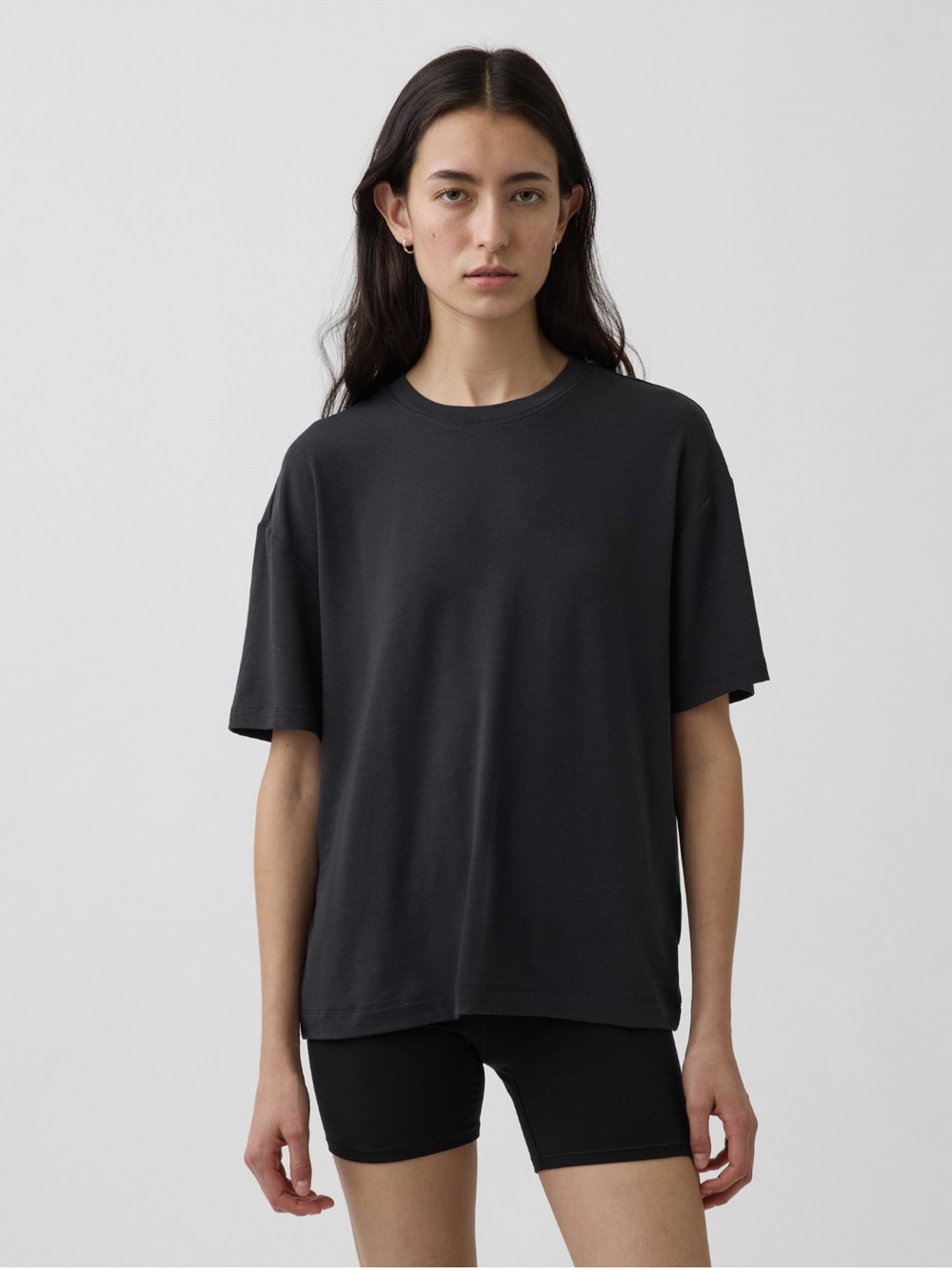 GAPFit Breathe Black Crewneck Tshirt Size L